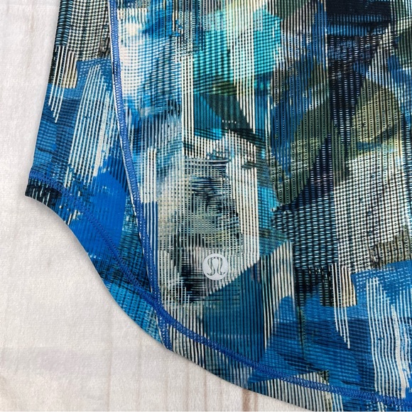 Lululemon Sculpt Tank II Sun Dazed Multi Blue Sz 6 - Picture 7 of 12